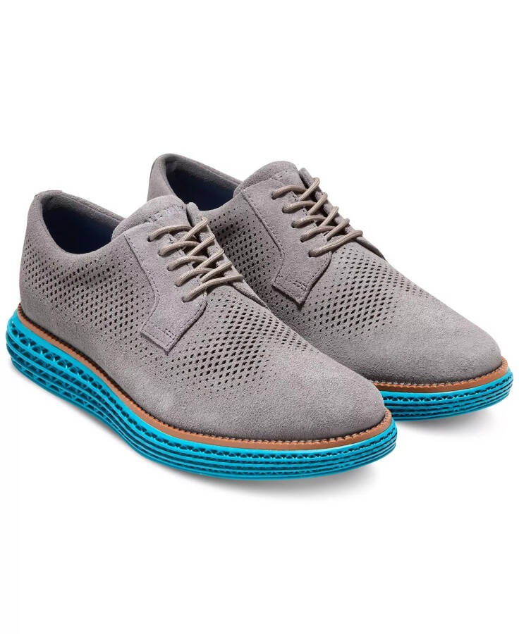 Erkaklar ØriginalGrand 2.0 Lace-Up Wingtip Oxford Shoes December Sky Suede - 1