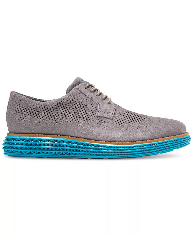 Erkaklar ØriginalGrand 2.0 Lace-Up Wingtip Oxford Shoes December Sky Suede - 2