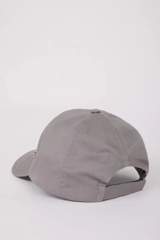 Erkaklar Paxta Beysbol Basketbol Qalpoqchasi Kulrang - 3