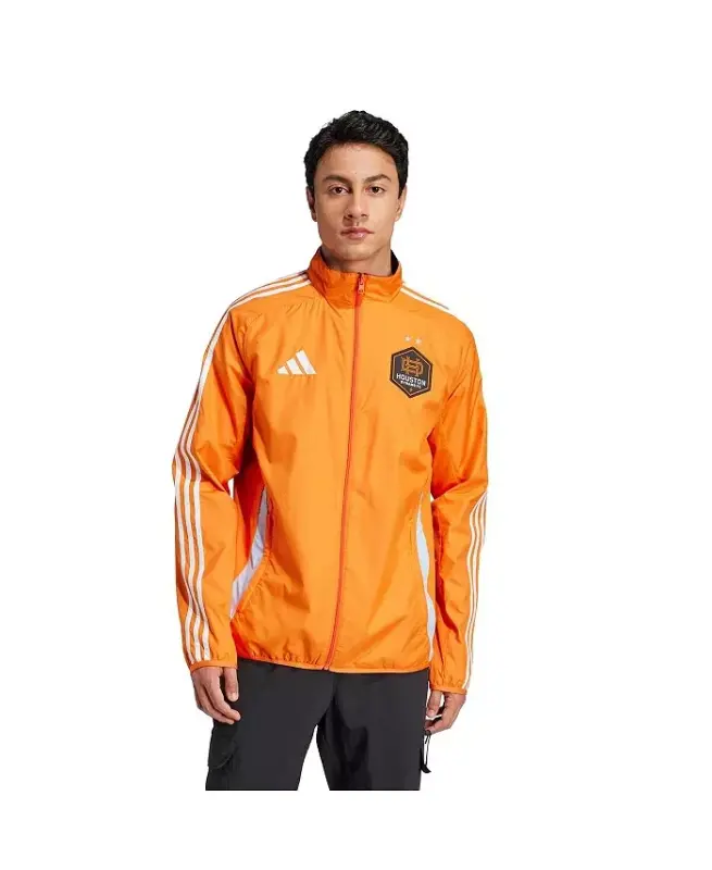 Erkaklar to'q sariq/binafsha Houston Dynamo FC 2025 Anthem ikki tomonlama to'liq fermuarli kurtka - to'q sariq, binafsha - 3