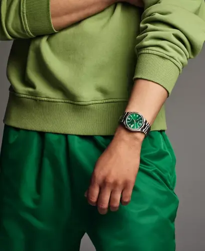 Men's Tsuyosa Automatic Stainless Steel Bracelet Watch 40mm-Silver-tone - 7