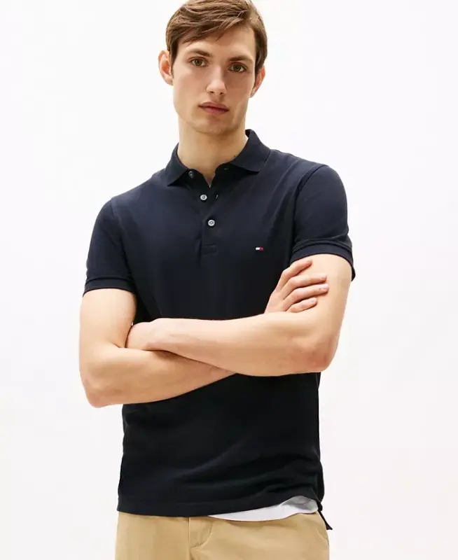 Erkaklar uchun 1985 Slim Fit Polo ko'ylagi - Cho'l osmoni - 1