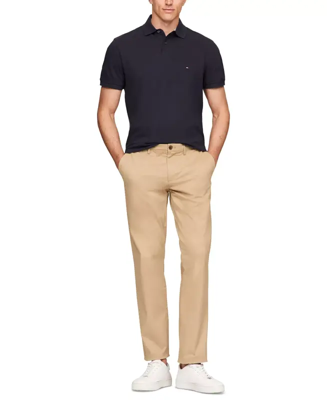 Erkaklar uchun 1985 Slim Fit Polo ko'ylagi - Cho'l osmoni soyasi - 2