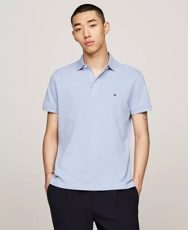 Erkaklar uchun 1985 Slim Fit Polo Ko'ylagi - Kemasi Moviy soyali - 1