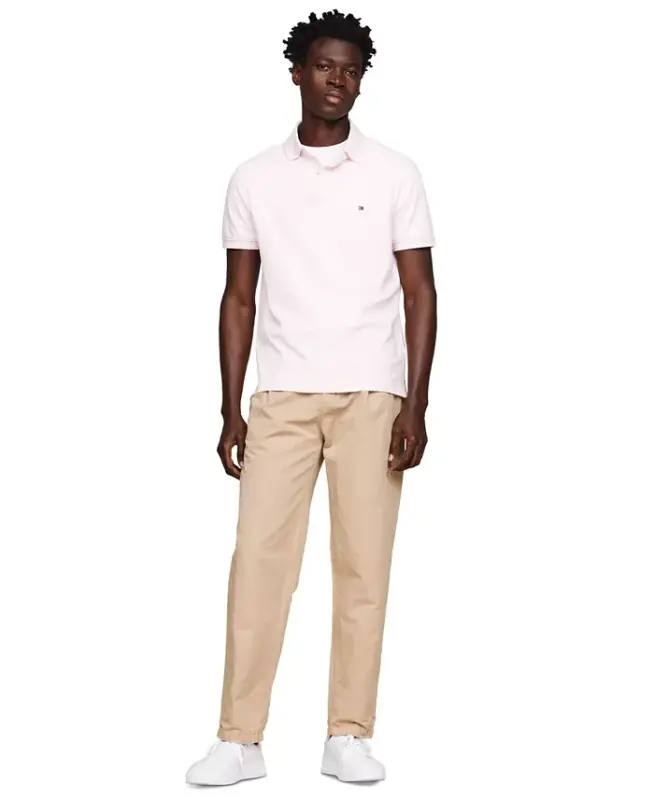 Erkaklar uchun 1985 Slim Fit Polo ko'ylagi - Och pushti - 2