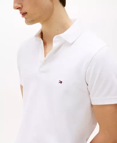 Erkaklar uchun 1985 Slim Fit Polo ko'ylagi - Oq - 3
