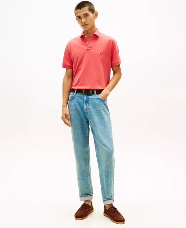 Erkaklar uchun 1985 Slim-Fit Polo ko'ylagi - Vintage Qizil - 3
