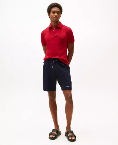 Erkaklar uchun 1985 Slim Fit Polo ko'ylak - Asosiy qizil - TOMMY HILFIGER (1)
