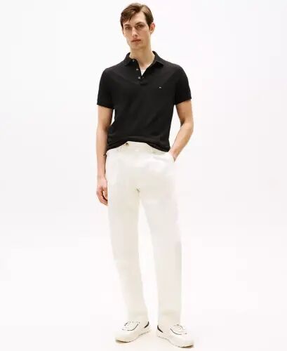 Erkaklar uchun 1985 Slim Fit Polo ko'ylak — Qora - TOMMY HILFIGER (1)