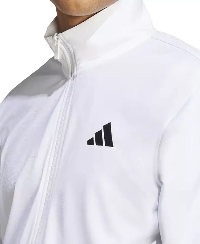 Men's 3 Stripes Tricot Regular Track Jacket - White - 2