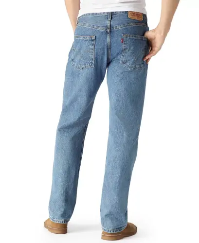 Erkaklar uchun 501® Original Fit tugmachali, cho'zilmaydigan jinsi shimlar - LEVI'S (1)