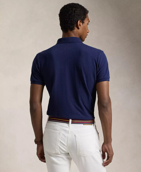 Erkaklar uchun Big Pony Custom Slim Fit Mesh Polo Newport Navy - 5