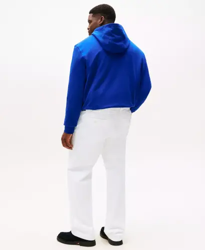 Erkaklar uchun Big & Tall TH Flex Stretch Custom-Fit Chino Shimlari - Yorqin Oq - 3