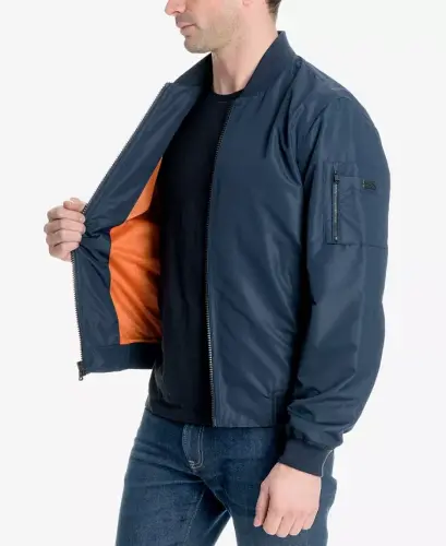 Erkaklar uchun Bomber Kurtkasi, Modazone-Midnight uchun yaratilgan - MICHAEL KORS (1)