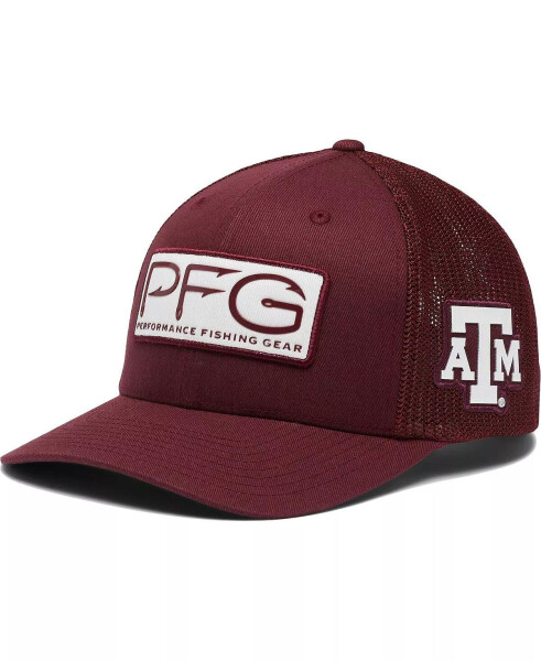 Erkaklar uchun bordo Texas A&M Aggies PFG Hooks Flex shlyapa bordo - 1