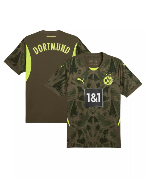 Erkaklar uchun Borussia Dortmund 2024/25 Replica Goalkeeper ko'ylaklarning Oliv rangi - 1