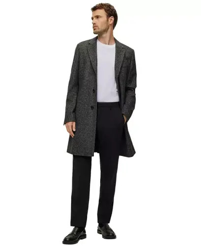 Erkaklar uchun Bubble-Jacquard tuzilishli futbolka - 2