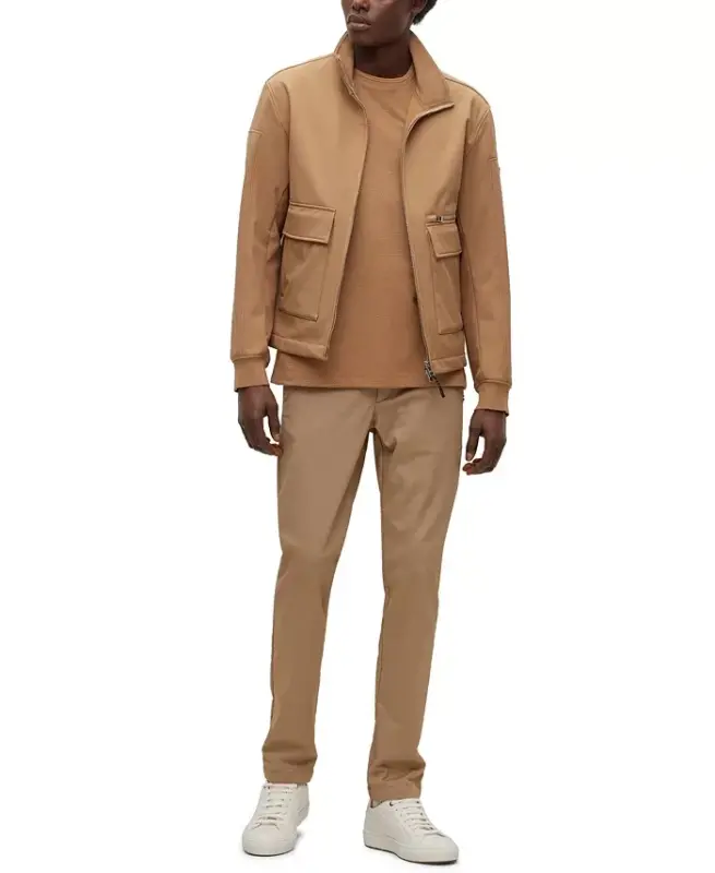 Erkaklar uchun Bubble-Jacquard tuzilishli futbolka - 2