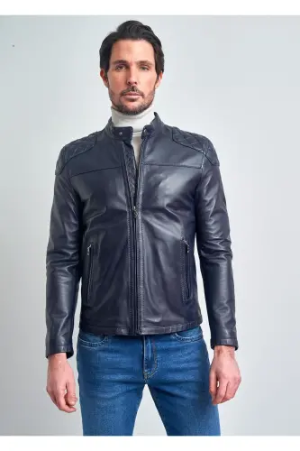 Erkaklar uchun charm ko'ylagi - PIERRE CARDIN (1)
