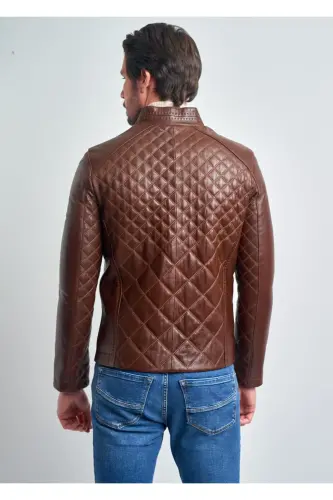 Erkaklar uchun charm ko'ylagi - 7
