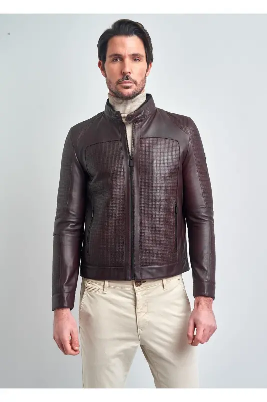 Erkaklar uchun charm ko'ylagi - PIERRE CARDIN