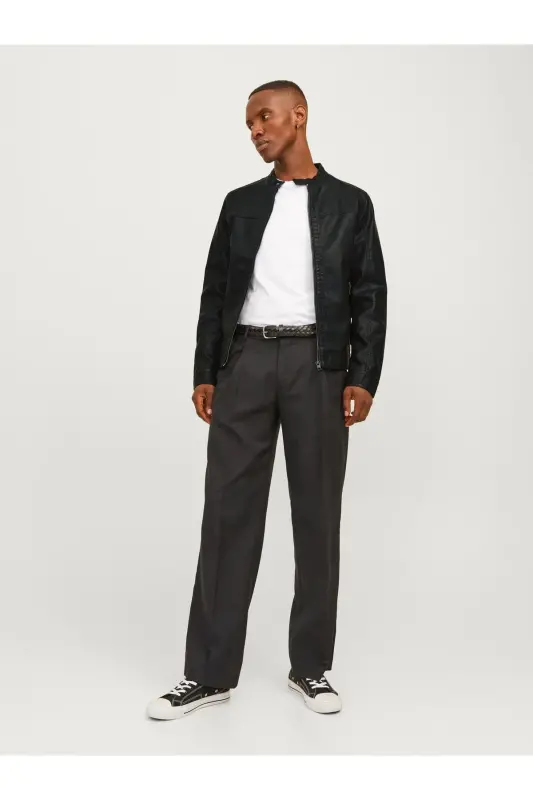 Erkaklar uchun Charm Ko'ylagi Qora 12182461 Jjewarner Jacket Noos - 5