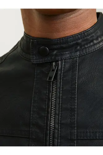Erkaklar uchun Charm Ko'ylagi Qora 12182461 Jjewarner Jacket Noos - 6