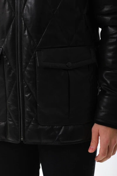 Erkaklar uchun charm pufak ko'ylagi - 8