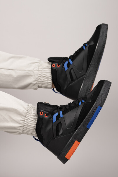 Erkaklar uchun Comfort Sneaker Bot 001263 Qora Saks - 14