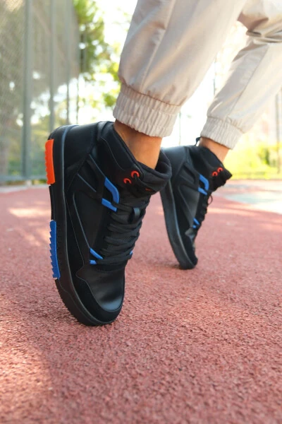 Erkaklar uchun Comfort Sneaker Bot 001263 Qora Saks - RICCON (1)