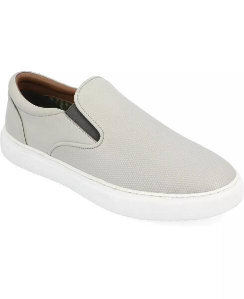 Erkaklar uchun Conley slip-on teri sport poyafzallari och xira rangda - 1