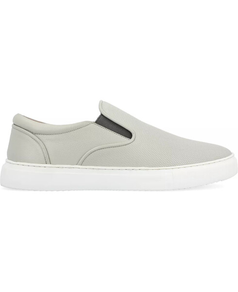 Erkaklar uchun Conley slip-on teri sport poyafzallari och xira rangda - 2