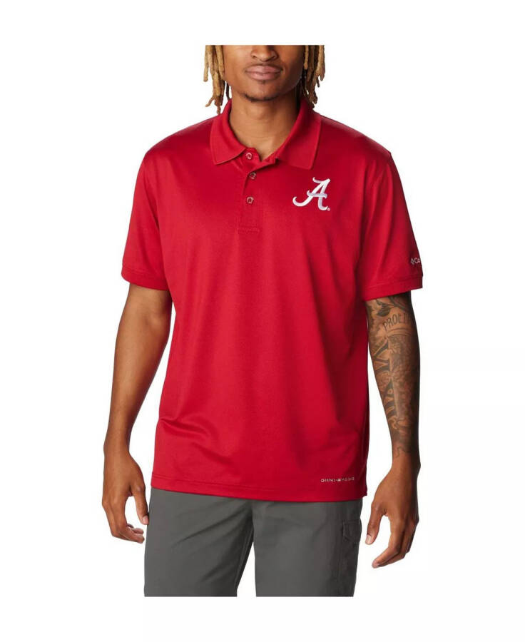 Erkaklar uchun Crimson Alabama Crimson Tide PFG Tamiami Omni-Shield Polo ko'ylagi Crimson - 1