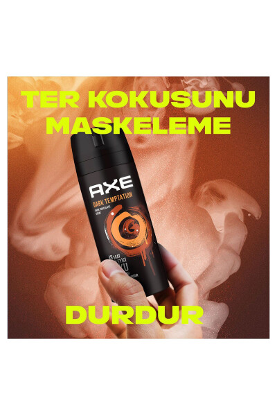 Erkaklar uchun Deodorant & Bodyspray Dark Temptation 48 soat ta'sirli xushbo'y hidli tananing spreyi 150 ml X3 dona - 11