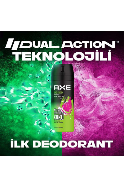 Erkaklar uchun Deodorant & Bodyspray Epic Fresh 48 soat ta'sirli xushbo'y 150 ml X3 - 20