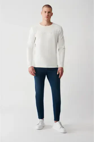 Erkaklar uchun ekru rangli rayon trikotaj ko'ylagi - 5