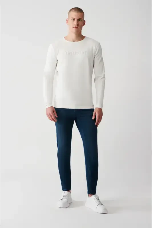 Erkaklar uchun ekru rangli rayon trikotaj ko'ylagi - 5