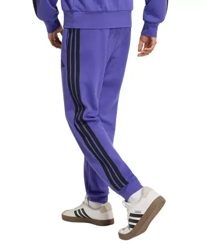 Erkaklar uchun Essentials Uch chiziqli to'g'ri bichimli fleece joggerlar - Sof binafsha - 3