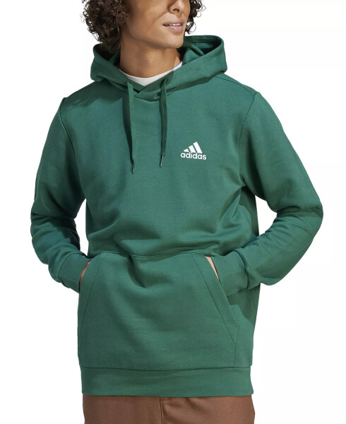 Erkaklar uchun Feel Cozy Essentials Fleece Pullover Hoodie Collegiate Green - 1