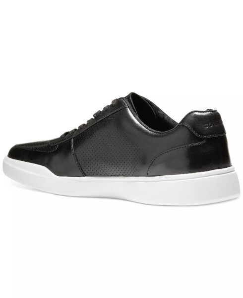 Erkaklar uchun Grand Crosscourt Modern Perf Sneaker Black / White btm - 4