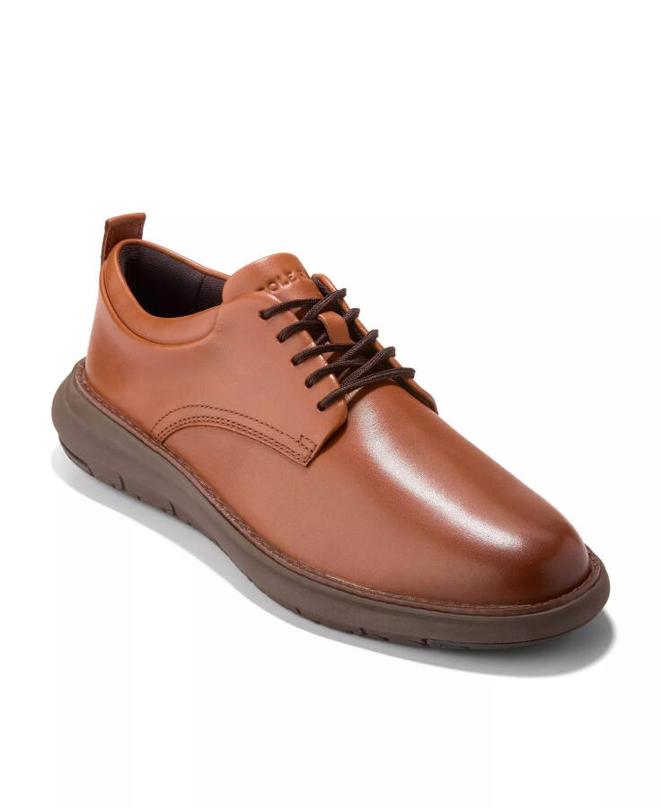 Erkaklar uchun Grand Remix lace-up Oxford British Tan - 1