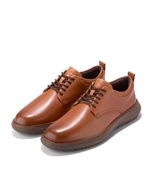 Erkaklar uchun Grand Remix lace-up Oxford British Tan - 8