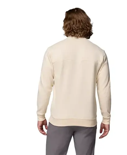 Men's Hart Mountain II Quarter-Zip Fleece Sweatshirt-Oatmeal - 5