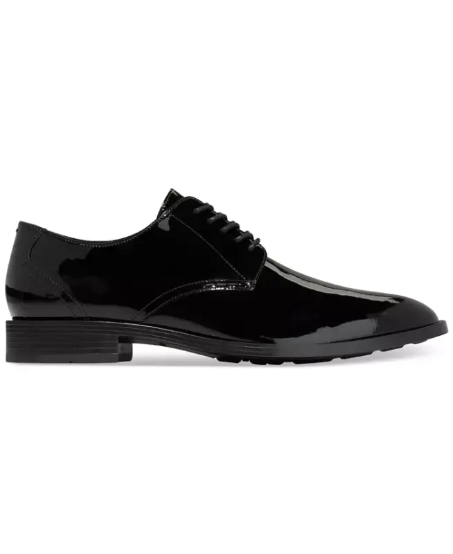Erkaklar uchun Hawthorne Plain Oxford poyafzal-qora porloq / qora - 2