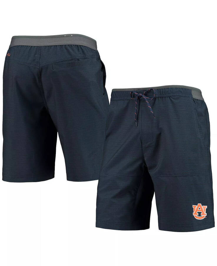 Erkaklar uchun Heathered Navy Auburn Tigers Twisted Creek Omni-Shield Shortlari Heather Navy - 1