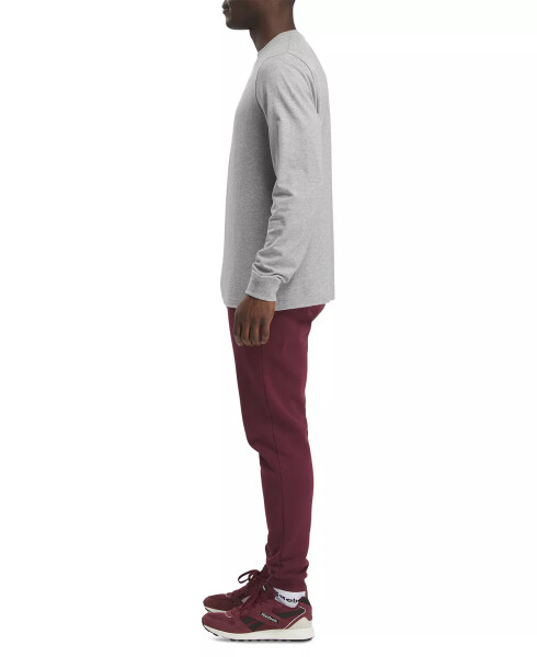 Erkaklar uchun Identity Classic Fleece Drawstring-Waist Logo Jogger Shimlar Classic Maroon - 6