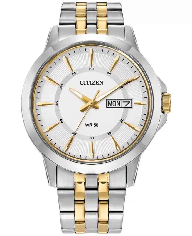 Men's Two-Tone Stainless Steel Bracelet Watch 41mm-Two Tone - CITIZEN