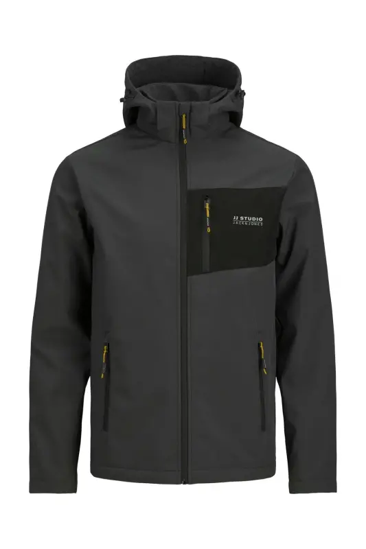 Erkaklar uchun JJTAYLOR SOFTSHELL Ko'ylagi - Antrasit - JACK & JONES