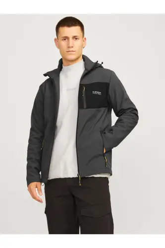 Erkaklar uchun JJTAYLOR SOFTSHELL Ko'ylagi - Antrasit - JACK & JONES (1)