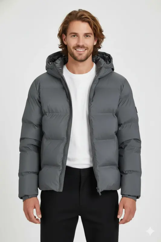Erkaklar uchun Jjworld kaputli puffer ko'ylagi - JACK & JONES